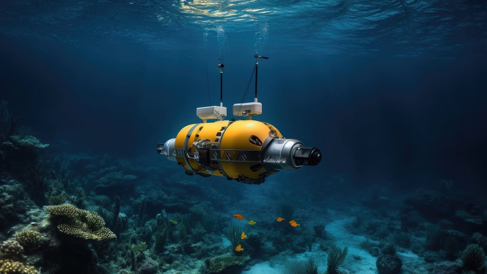 Above and below water drones market